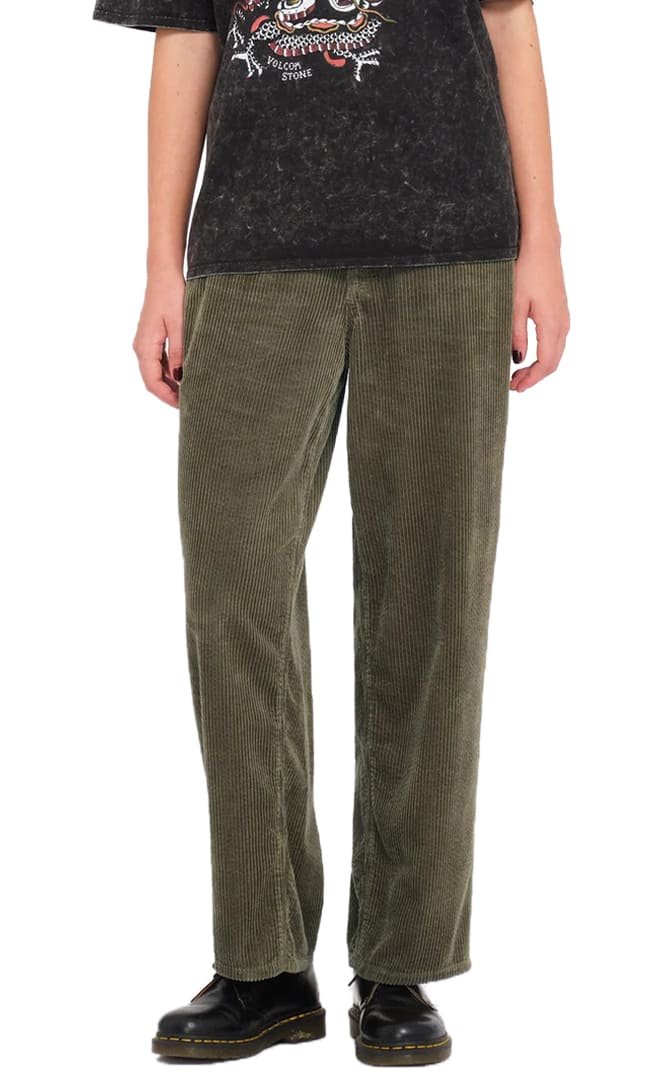 Weellow Cord Pantalon Femme