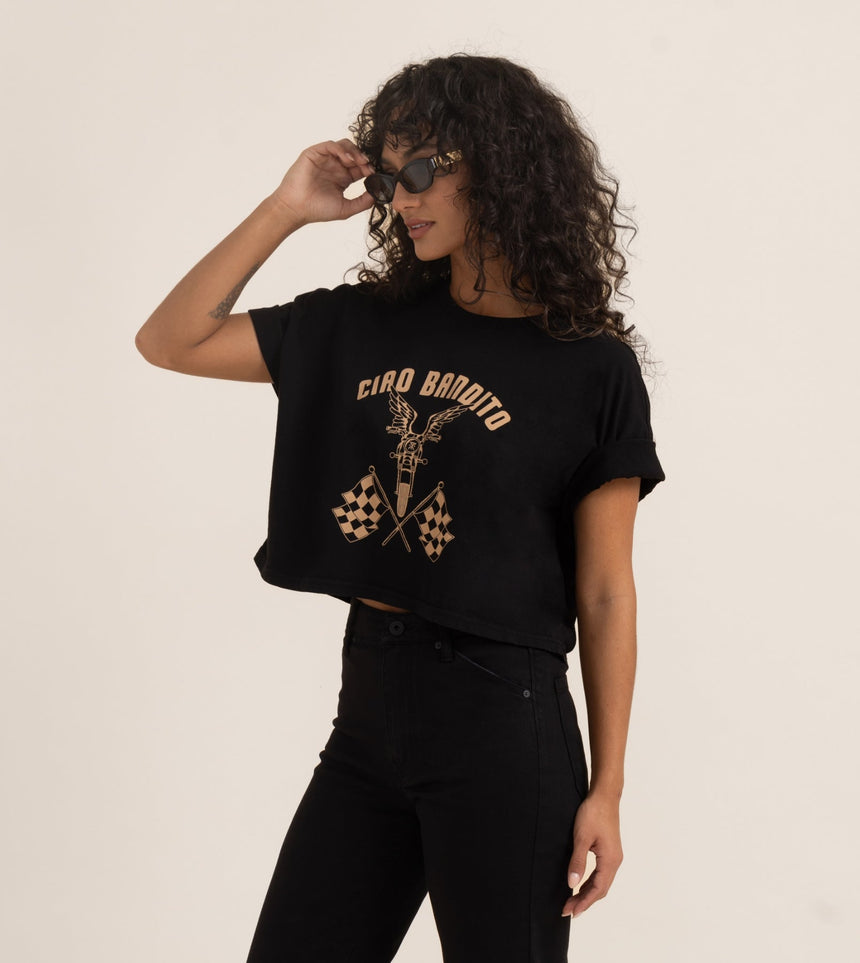 Ciao Bandito Cropped Boxy Premium Tee