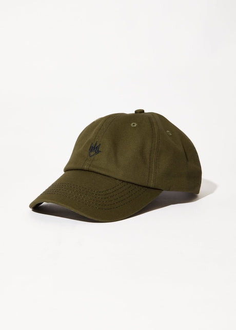 Afends Mens Core - Recycled Six Panel Cap - Military#Accessories - HeadwearAfends