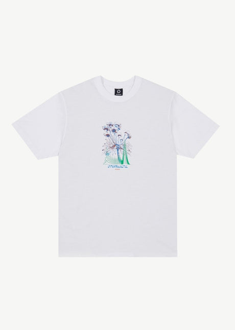 Afends Mens Gardener - Retro Graphic T-Shirt - White#Mens Tops - T-ShirtsAfends