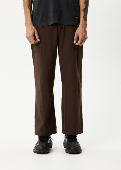 Afends Mens Richmond - Recycled Carpenter Pant - Coffee#Mens Bottoms - PantsAfends