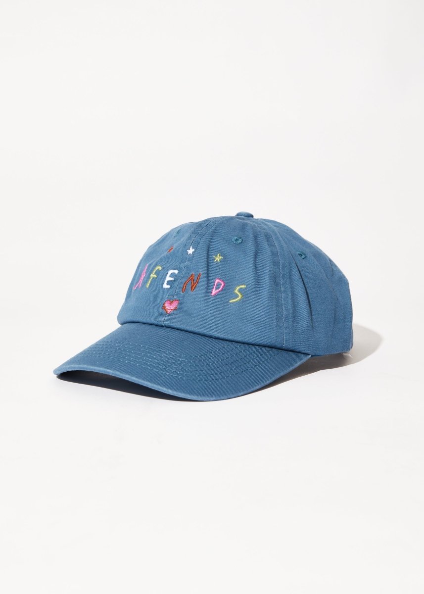 Afends Womens Funhouse - Panelled Cap - Lake#Accessories - HeadwearAfends