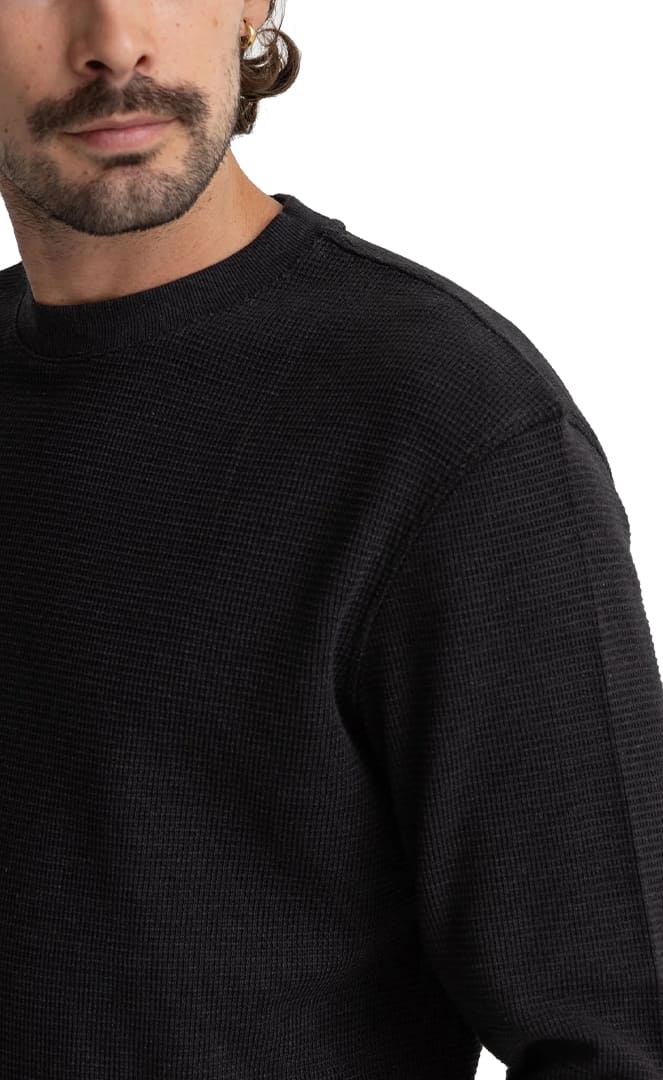 Classic Waffle Tricot Homme#PullRhythm