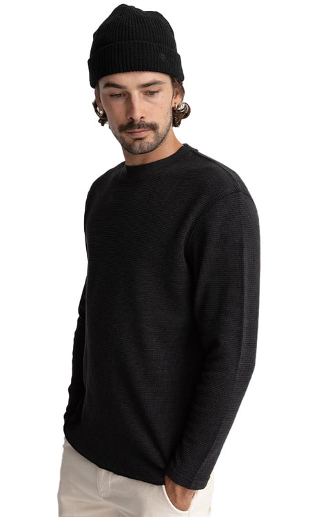 Classic Waffle Tricot Homme#PullRhythm