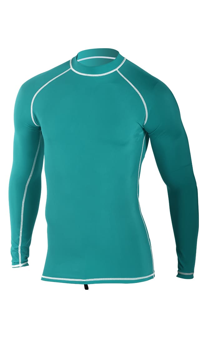 Colorblock Manches Longues Upf50 Lycra Surf Adulte#LycrasMdns