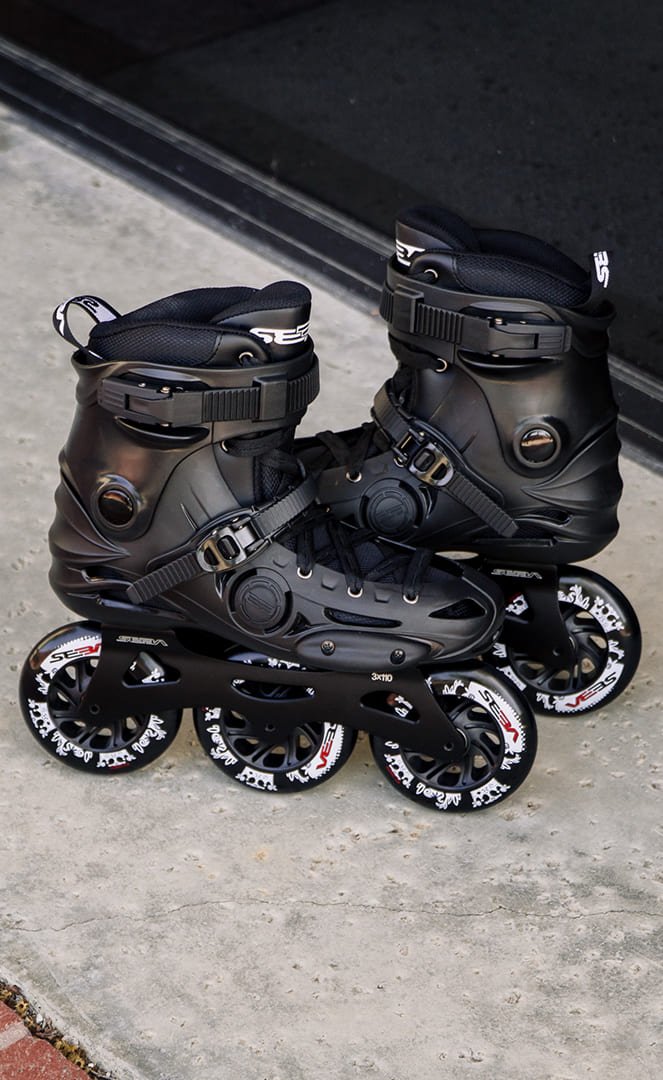 E3 110 Premium Rollers en Ligne Freeskate#Rollers FreeskateSeba