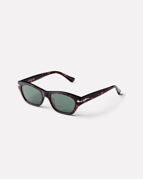 Frequency - Tortoise Polished / Green Polarized - Sunglasses - EPOKHE EYEWEAR