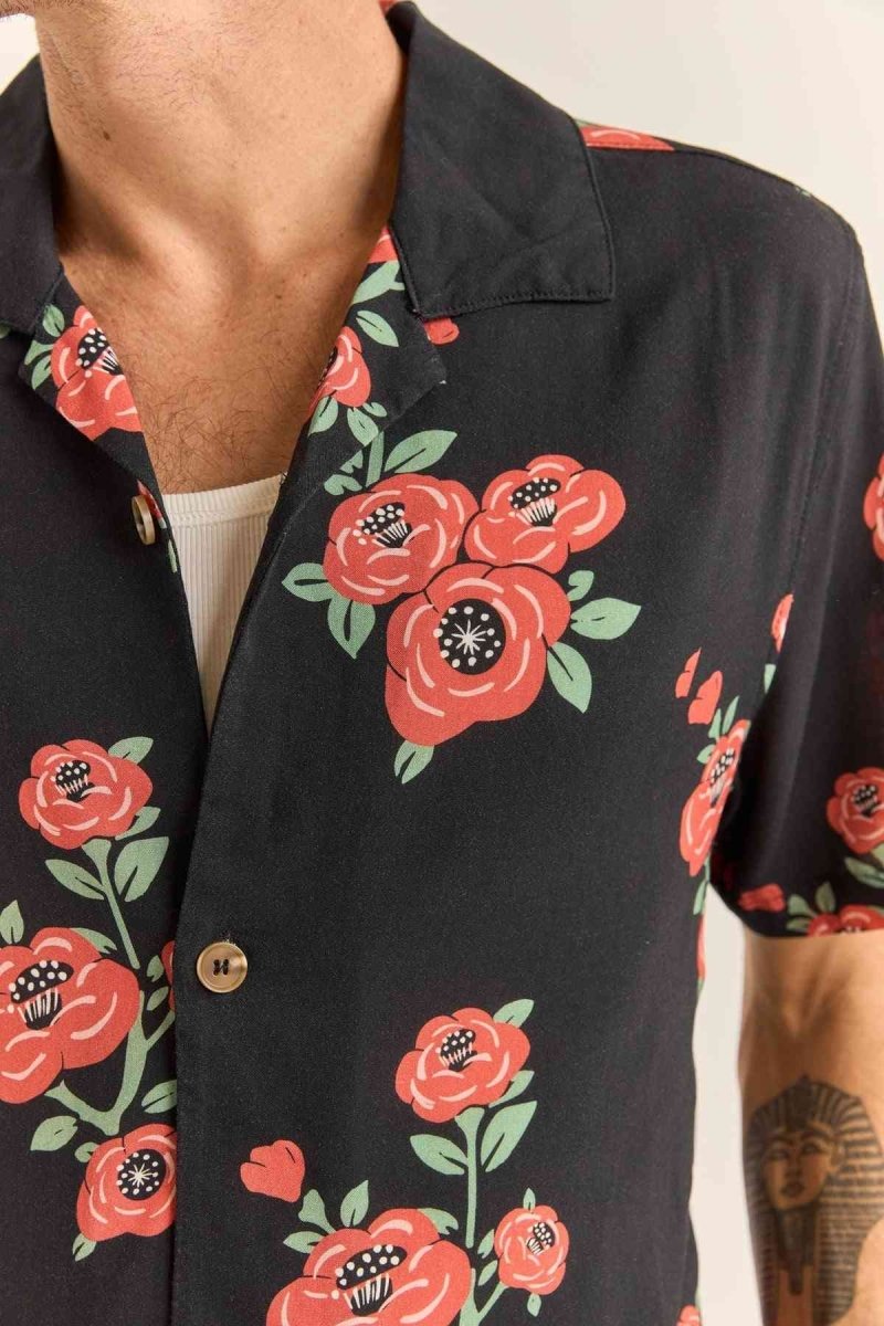 Floral Ss Chemise Homme#ChemisesRhythm