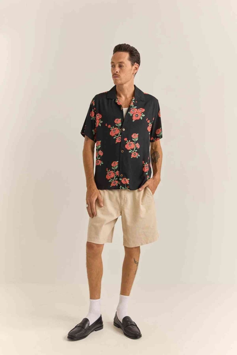 Floral Ss Chemise Homme#ChemisesRhythm