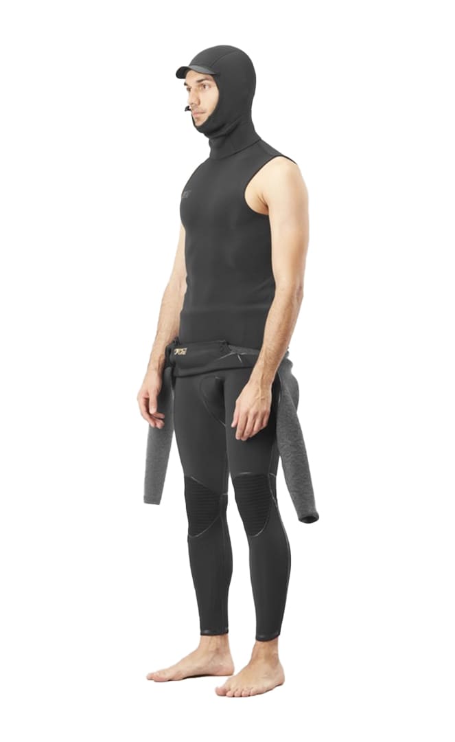 HOOD VEST 1.5MM Top avec Cagoule en Neoprene#TopsPicture