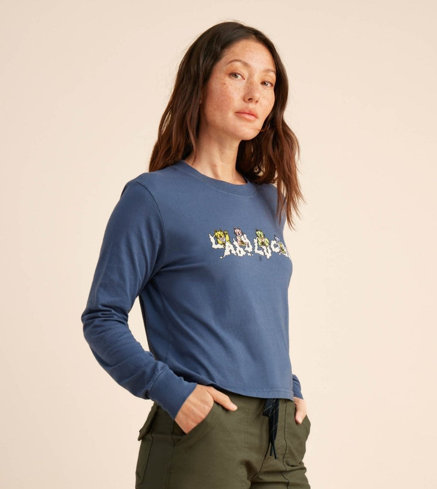 Lady Luck Long Sleeve Premium Tee#Women's T-ShirtsRoark