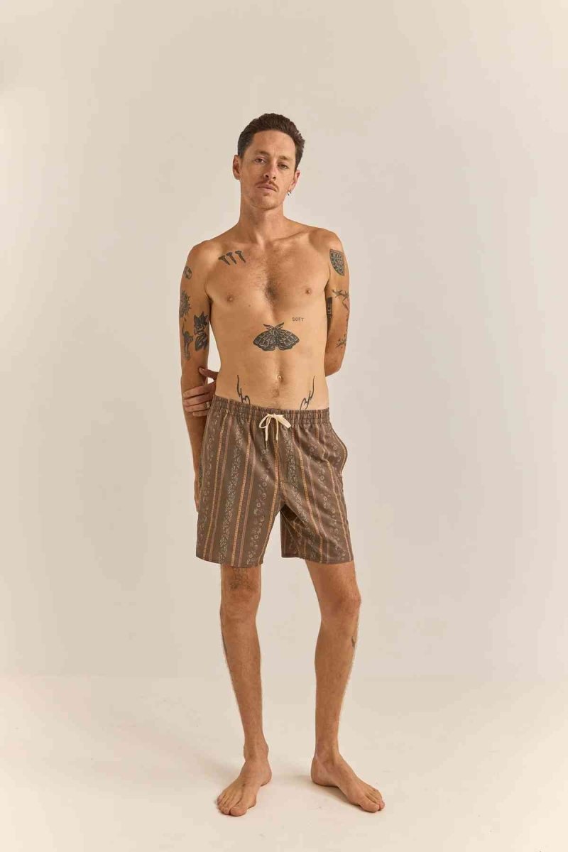 Paisley Stripe Beach Short Homme#ShortsRhythm