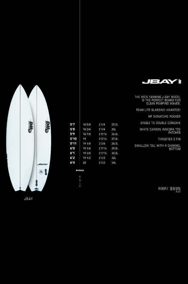 Pro Series Mf Jbay Team Lite Planche de Surf Shortboard#ShortboardsDhd