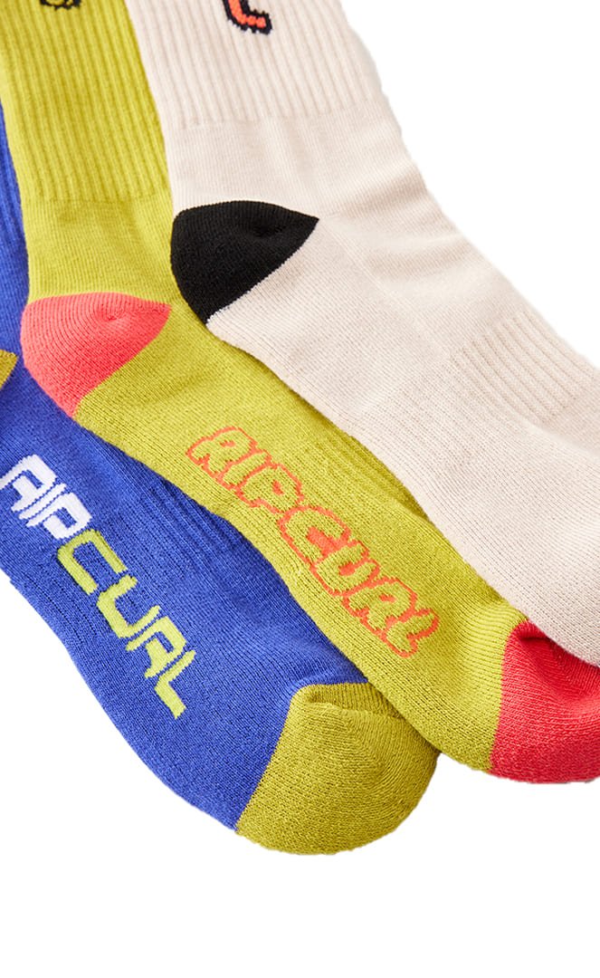 Retro Crew Chaussettes Homme#ChaussettesRip Curl