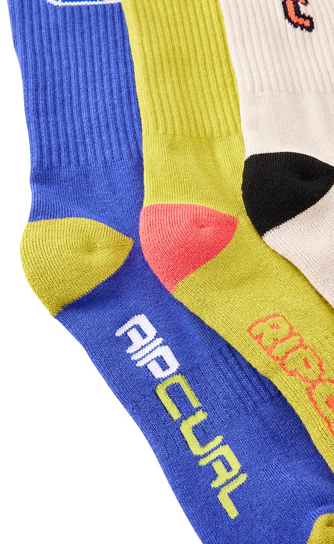 Retro Crew Chaussettes Homme#ChaussettesRip Curl