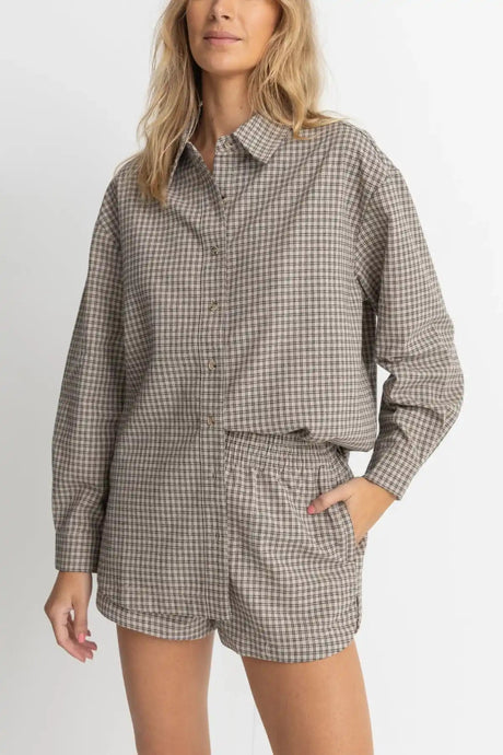 Sandy Check Chemise Femme#ChemisesRhythm