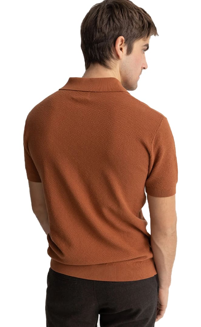 Textured Knit Polo Homme#Tee ShirtsRhythm