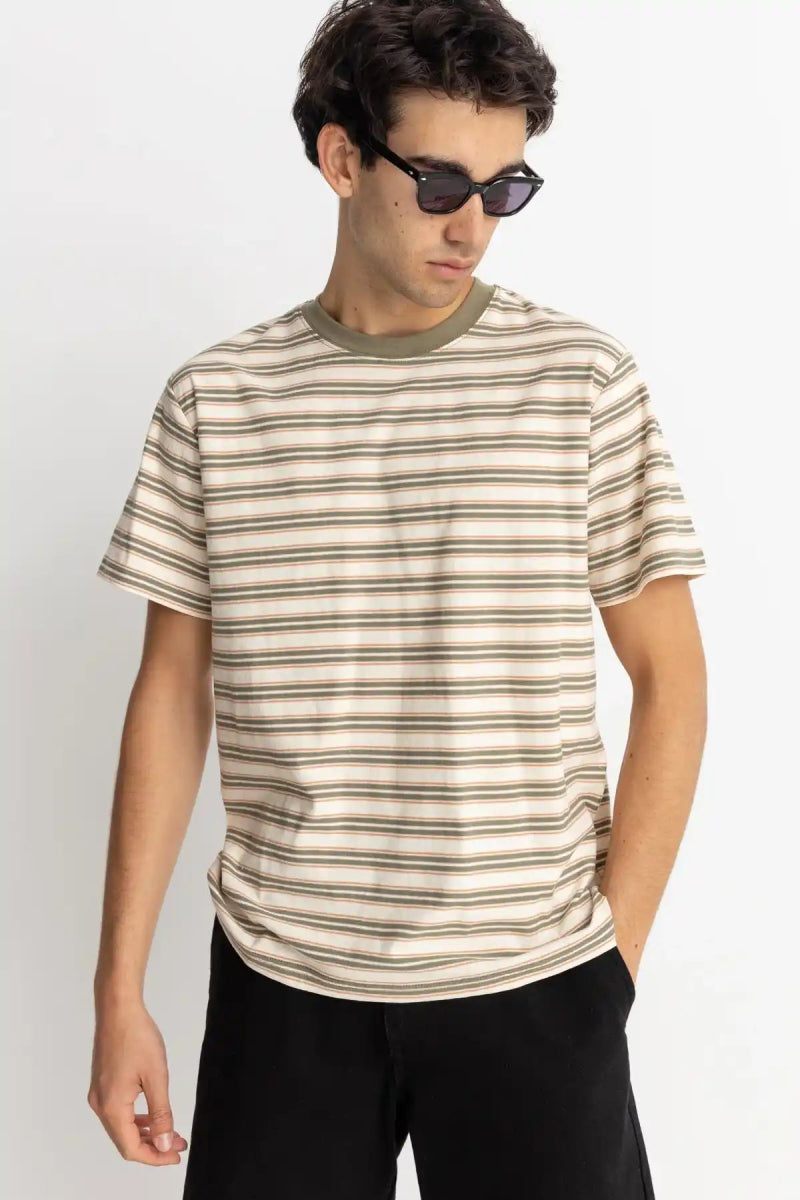 Vintage Stripe T-Shirt Homme#Tee ShirtsRhythm