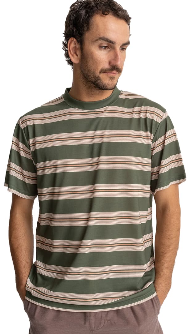 Vintage Stripe T - Shirt Homme#Tee ShirtsRhythm