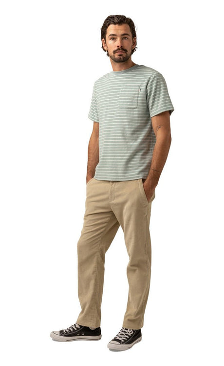 Vintage Terry Stripe T - Shirt Homme#Tee ShirtsRhythm