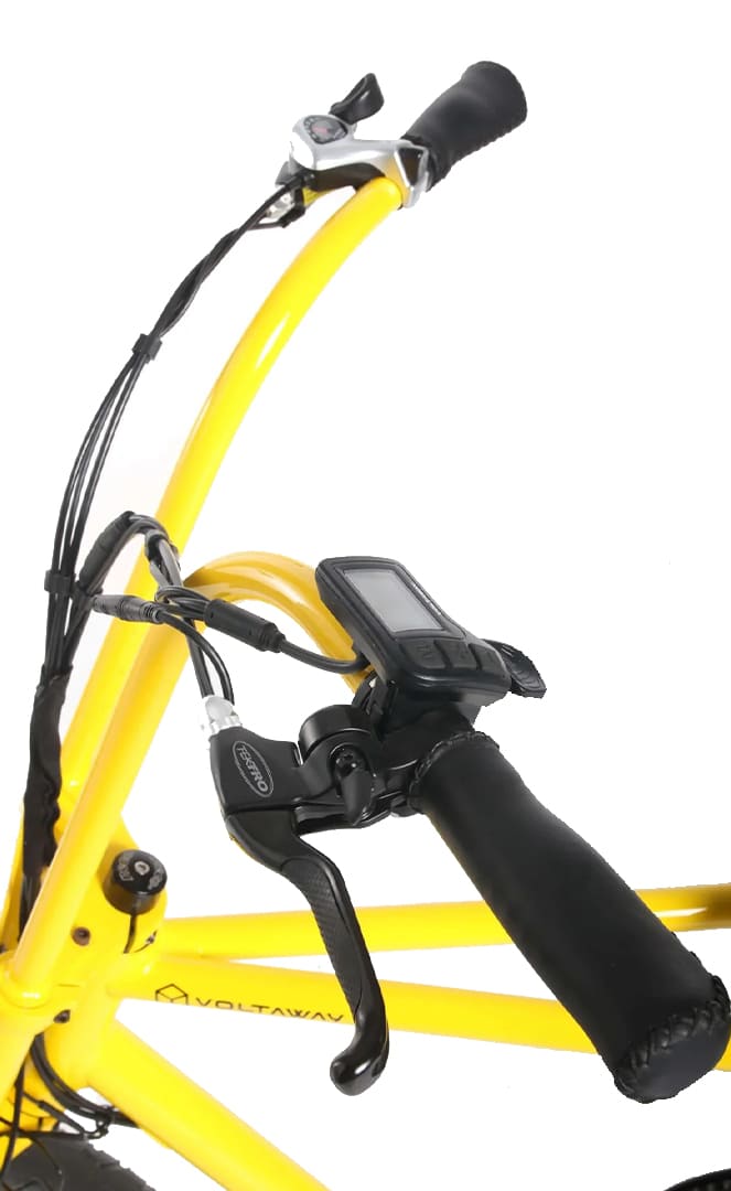 Voltaway Passenger Velo Electrique Fat Bike Yellow Black "86" 13ah#VélosVoltaway