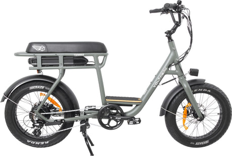 Voltaway Twinnee Vélo Electrique Bi - Place Feldgrau Gris 17AH#BikeVoltaway