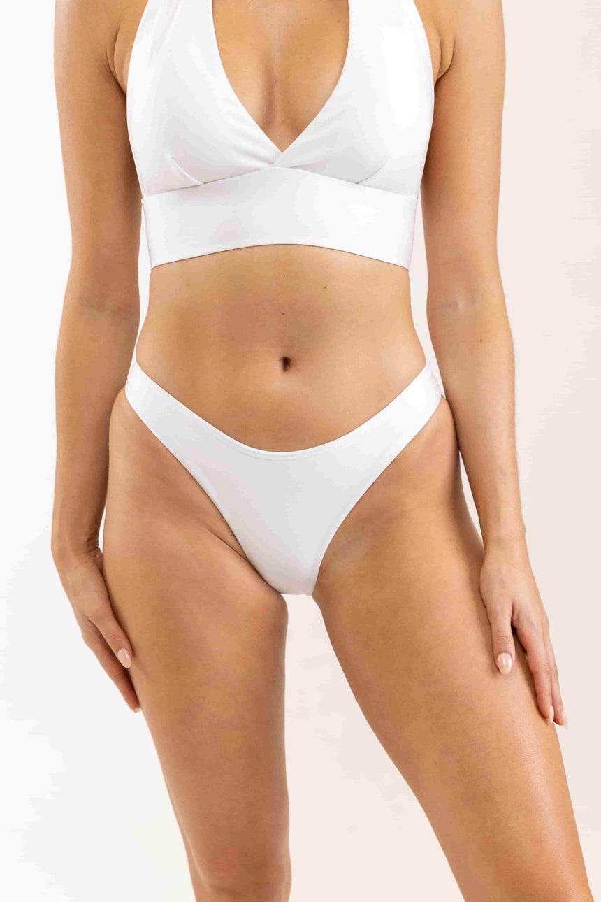 Pearl Hi Cut Bas de Maillot Femme