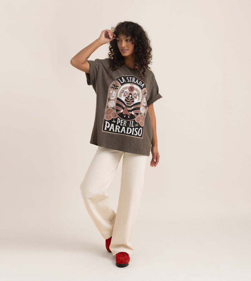 Road To Paradise Oversized Premium Tee