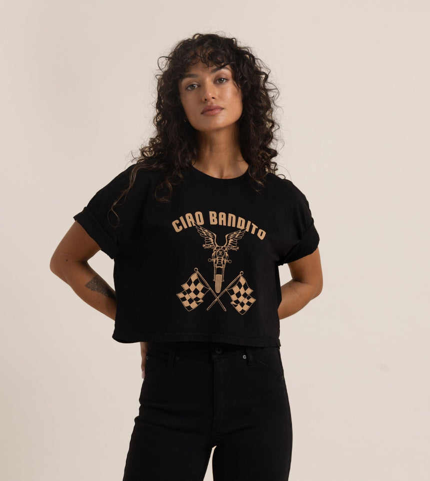 Ciao Bandito Cropped Boxy Premium Tee