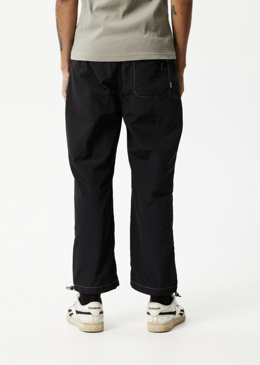 Afends Mens Liquid Space - Spray Pants - Black#Mens Bottoms - PantsAfends