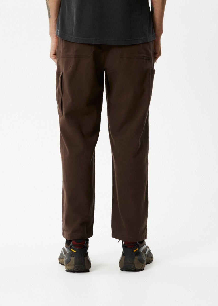 Afends Mens Richmond - Recycled Carpenter Pant - Coffee#Mens Bottoms - PantsAfends