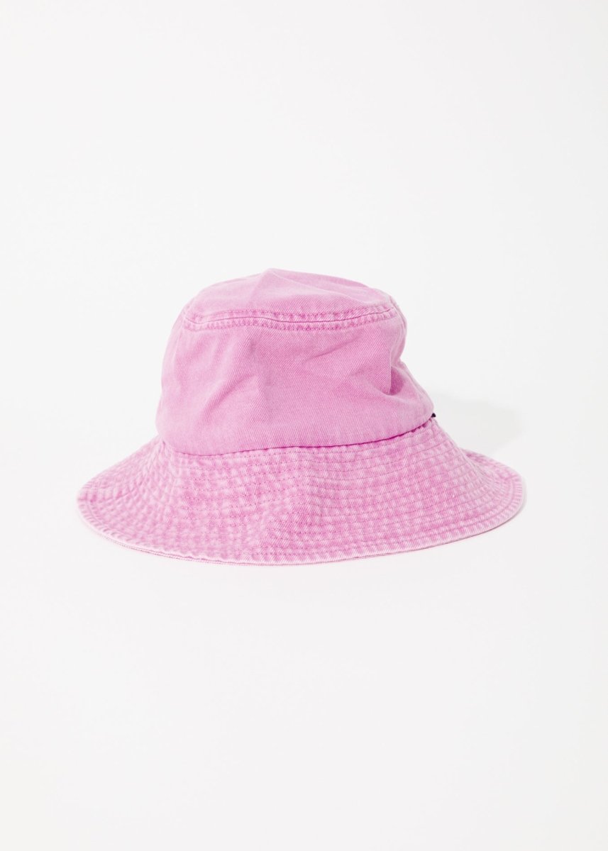 Afends Unisex Bella - Wide Brim Bucket Hat - Faded Candy#Accessories - HeadwearAfends