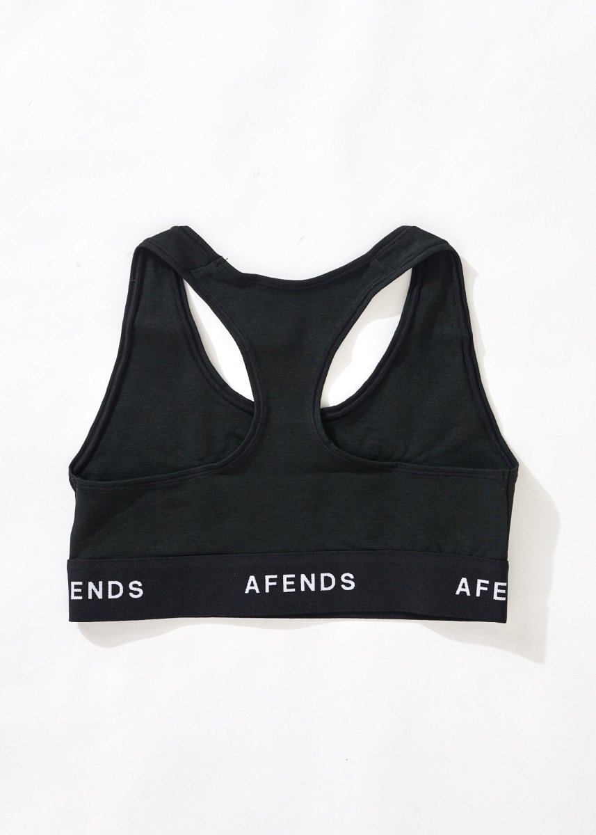 Afends Womens Molly - Hemp Sports Crop - Black#Accessories - Women's IntimatesAfends