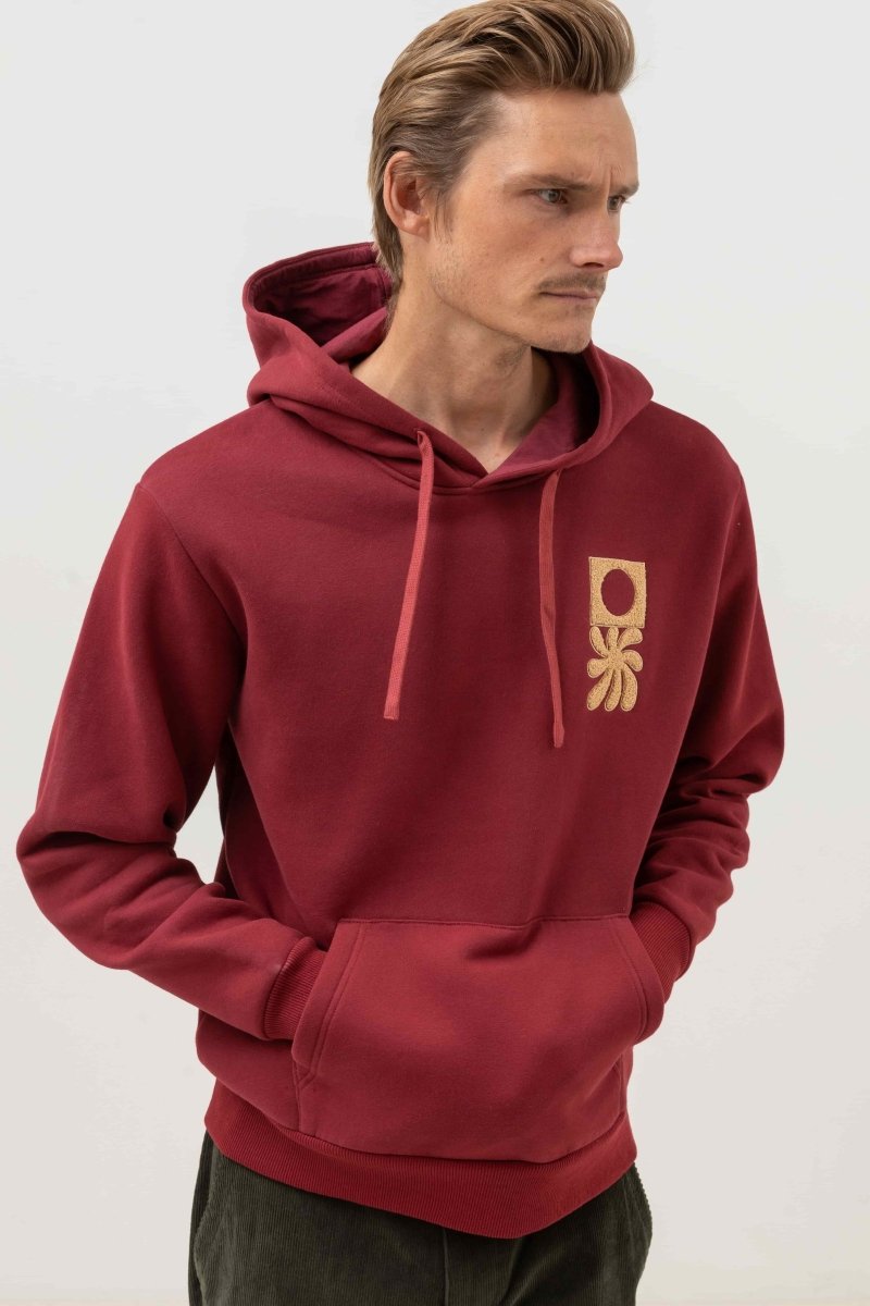 Embroidered Sweat À Capuche Polaire Homme#SweatsRhythm