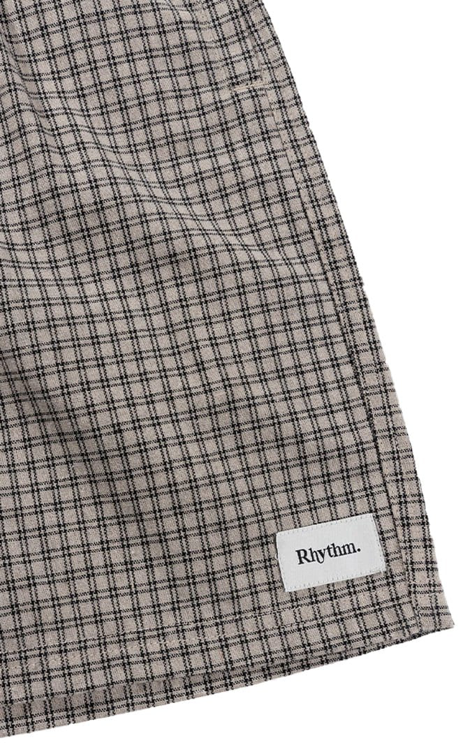 Linen Check Short Homme#ShortsRhythm