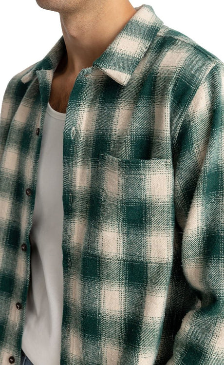 Plaid Ls Langarm Flanellhemd Mann#HemdenRhythm