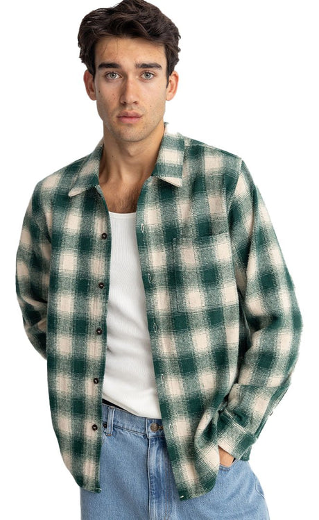 Plaid Ls Langarm Flanellhemd Mann#HemdenRhythm