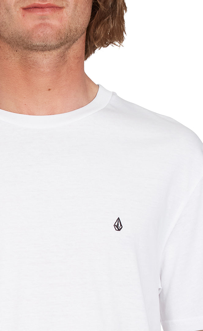 Volcom Stone Blanks Bsc White T-shirt S/s Homme WHITE