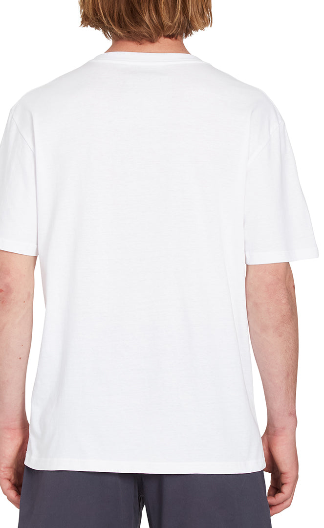 Volcom Stone Blanks Bsc White T-shirt S/s Homme WHITE