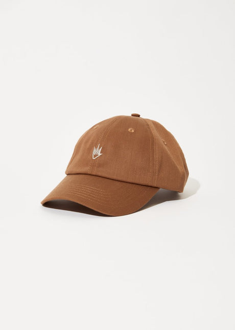 Afends Mens Core - Six Panel Cap - Toffee#Accessories - HeadwearAfends