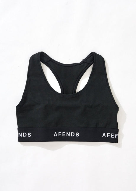 Afends Womens Molly - Hemp Sports Crop - Black#Accessories - Women's IntimatesAfends