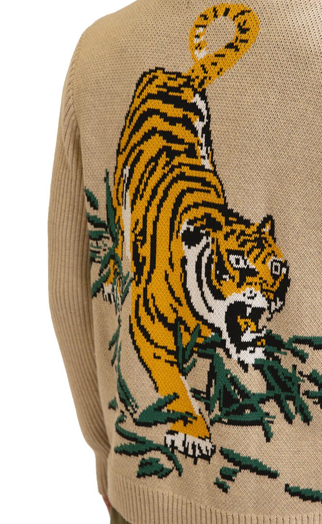 Aloha Tiger Tricot Homme#PullRhythm