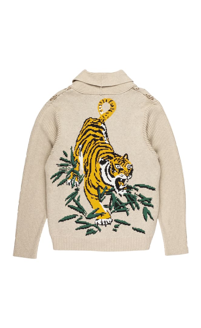 Aloha Tiger Tricot Homme#PullRhythm