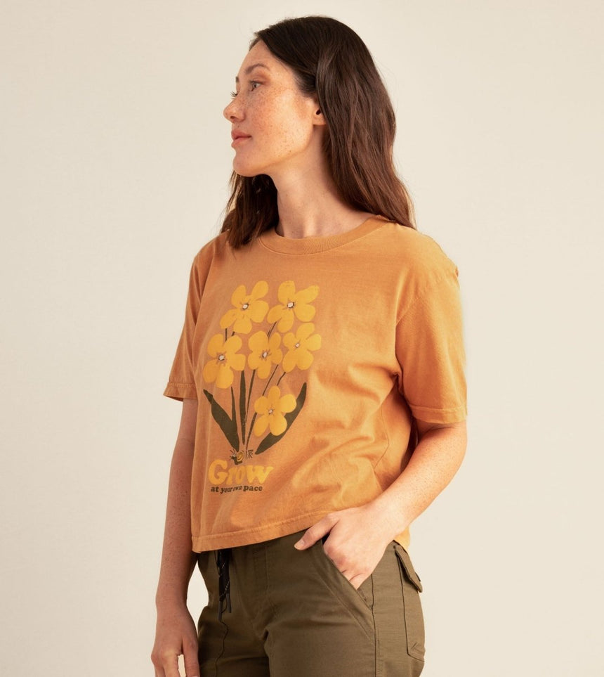 Bloom Boxy Crop Premium Tee#Women's T - ShirtsRoark