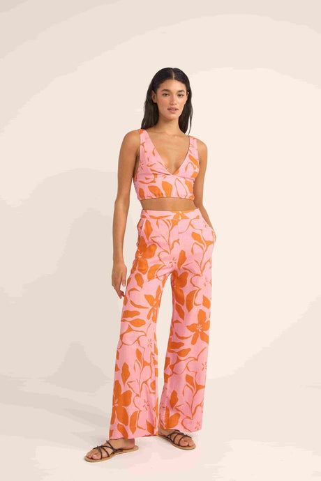 Bora Bora Wide Leg Pantalon Femme#PantalonsRhythm