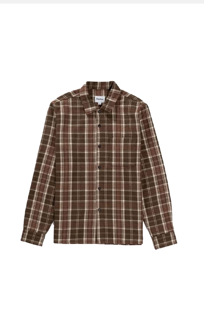 Flannel Chemise Manches Longues Homme#ChemisesRhythm