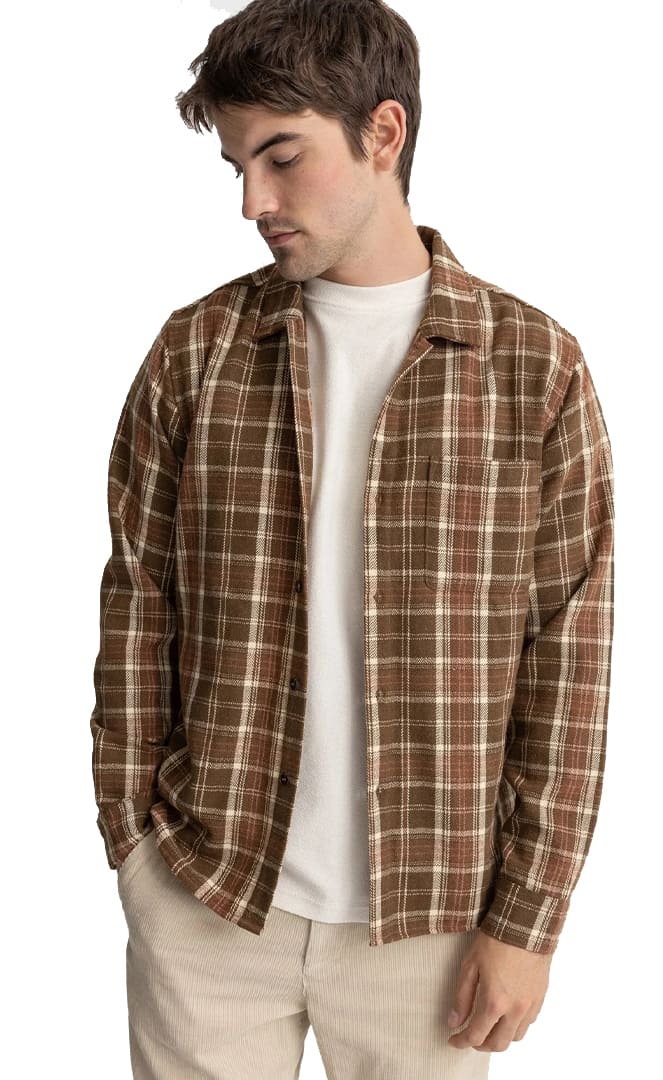 Flannel Chemise Manches Longues Homme#ChemisesRhythm