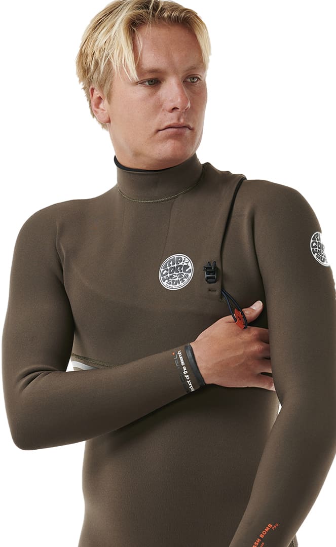 Flashbomb 4/3Mm Zip Free Combinaison Surf Homme#SteamersRip Curl