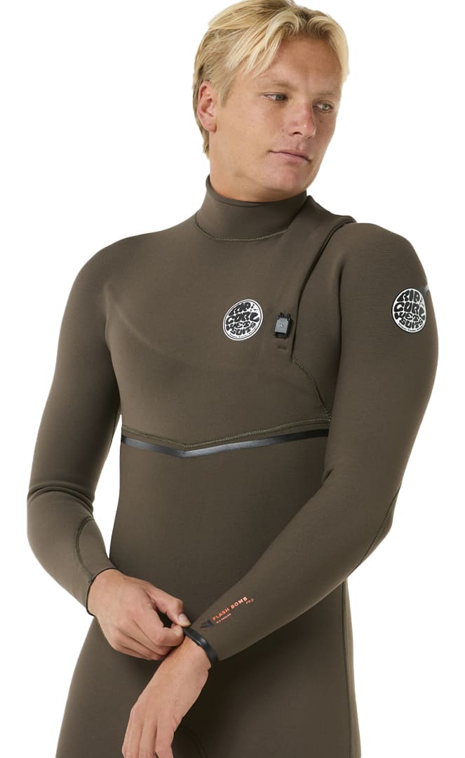 Flashbomb 4/3Mm Zip Free Combinaison Surf Homme#SteamersRip Curl