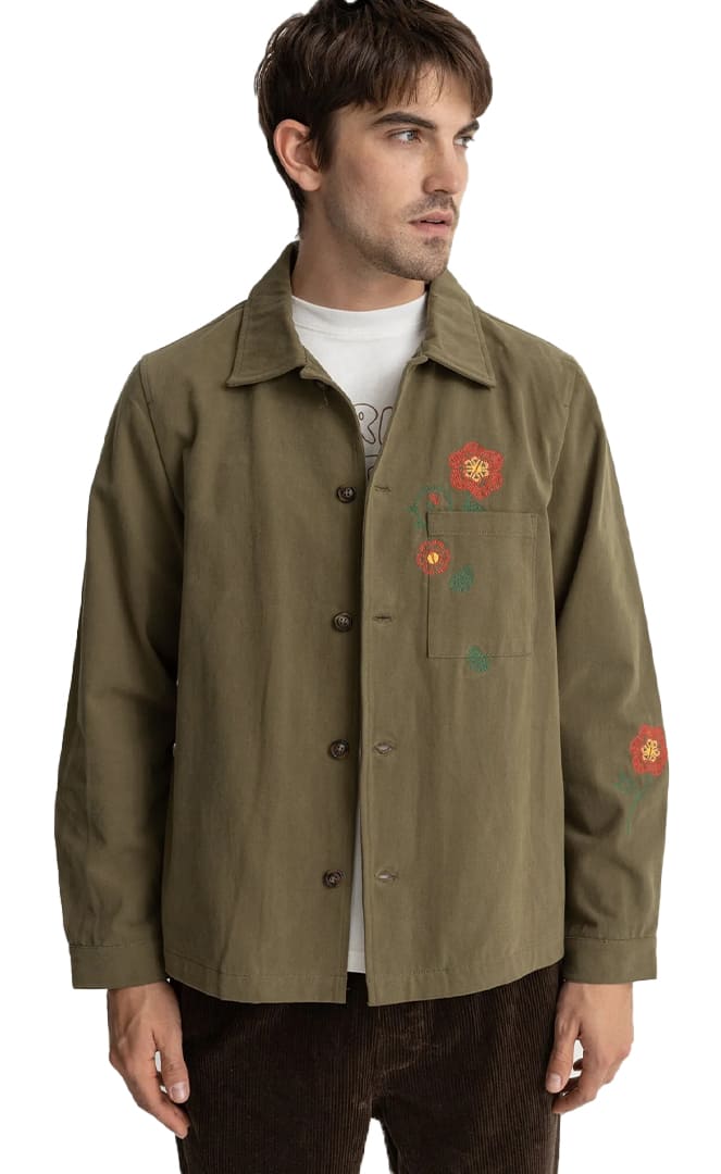 Flower Cpo Men's Overshirt#Rhythm Shirts